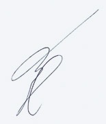 代表取締役　宝力 正雄　サイン